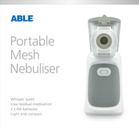 Able Portable Mesh Nebuliser pack 2D